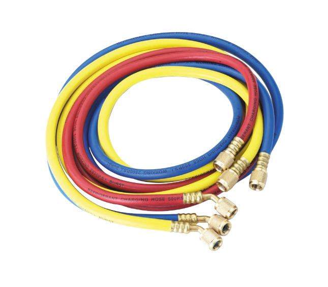 3WSA4472BRY Wigam Hoses 72" Set 3 – Heavy Duty Refrigerant Hose Kit
