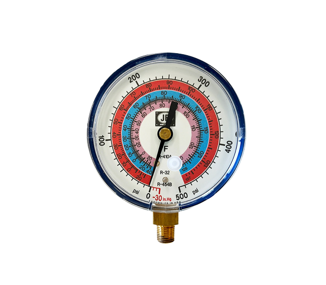 823-BPC PRESSURE GAUGE 1/8NPT (BLUE LOW)